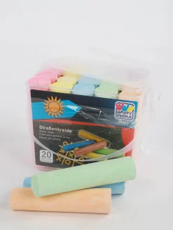 Spielzeug Straßenmalkreide, bunt, 20Stück