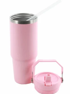 Dream House Thermobecher inkl. Flip-Strohhalm 900ml