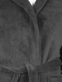 Deluxe Unisex Teddy Bademantel mit Kapuze