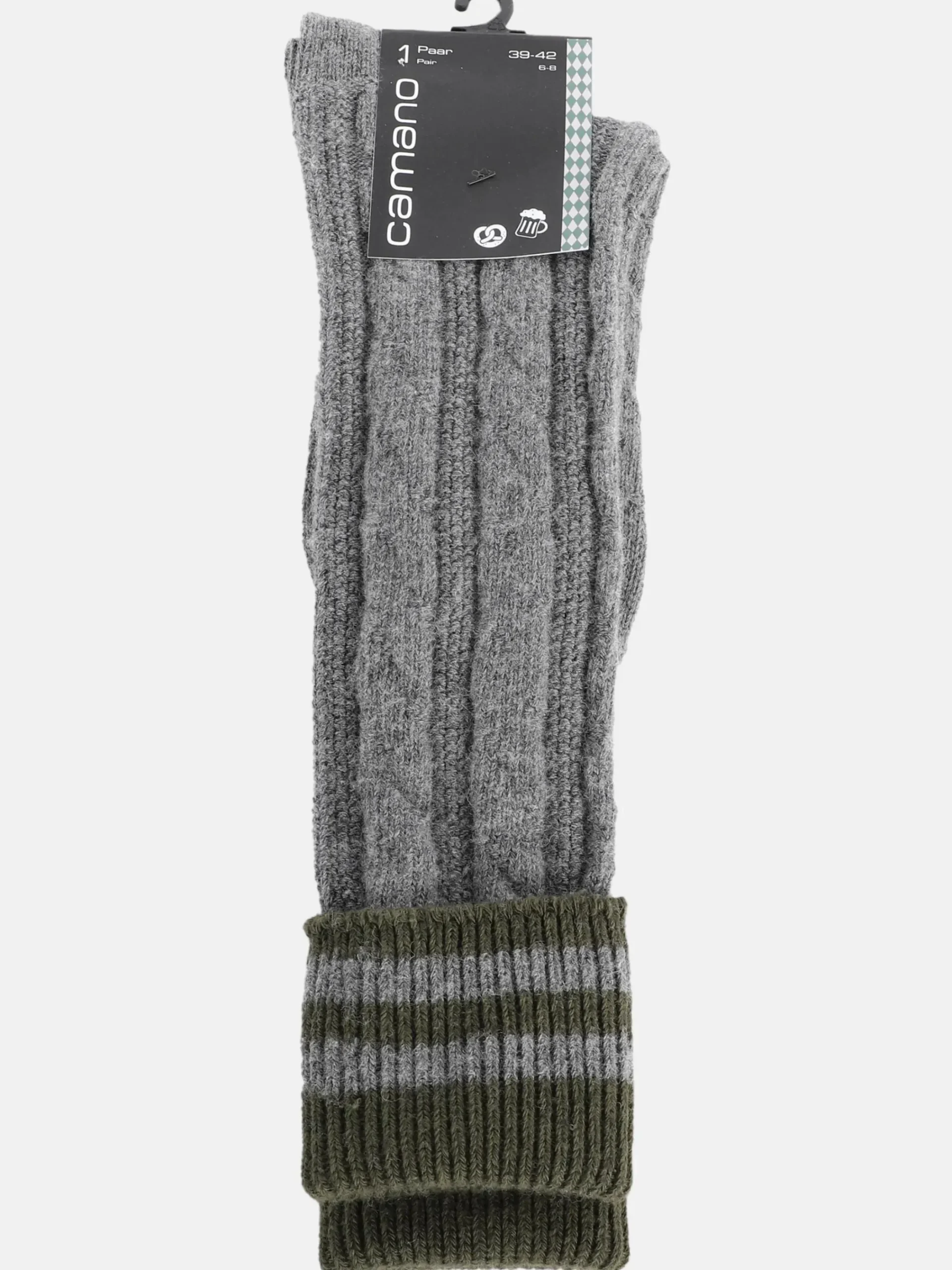Damen Camano Unisex Wiesnstrümpfe mit Umschlag
