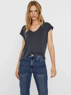 Damen Vero Moda VMFILLI SS V-NECK TEE T-Shirt
