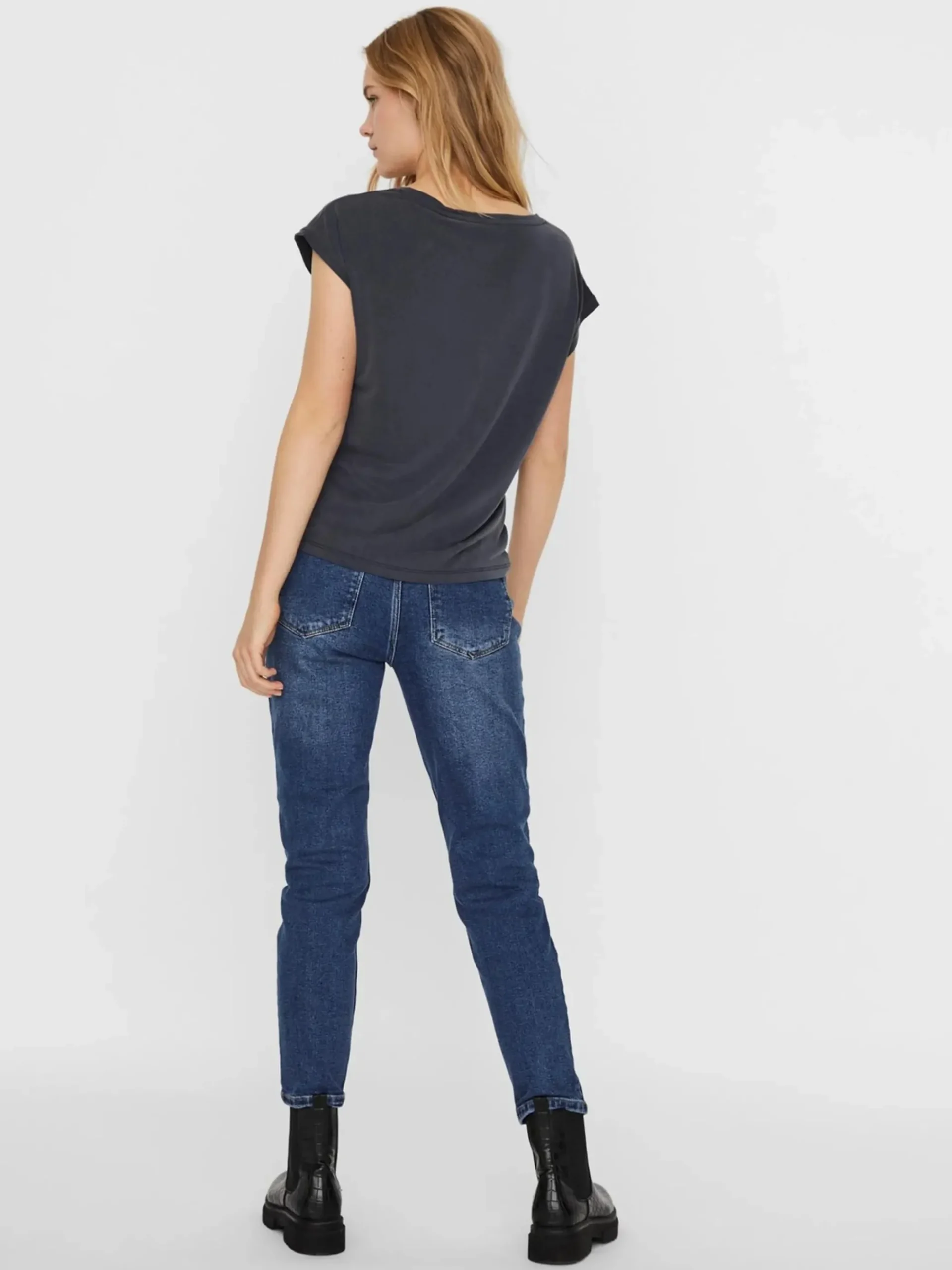 Damen Vero Moda VMFILLI SS V-NECK TEE T-Shirt