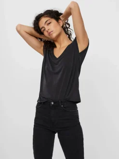 Damen Vero Moda VMFILLI SS V-NECK TEE T-Shirt
