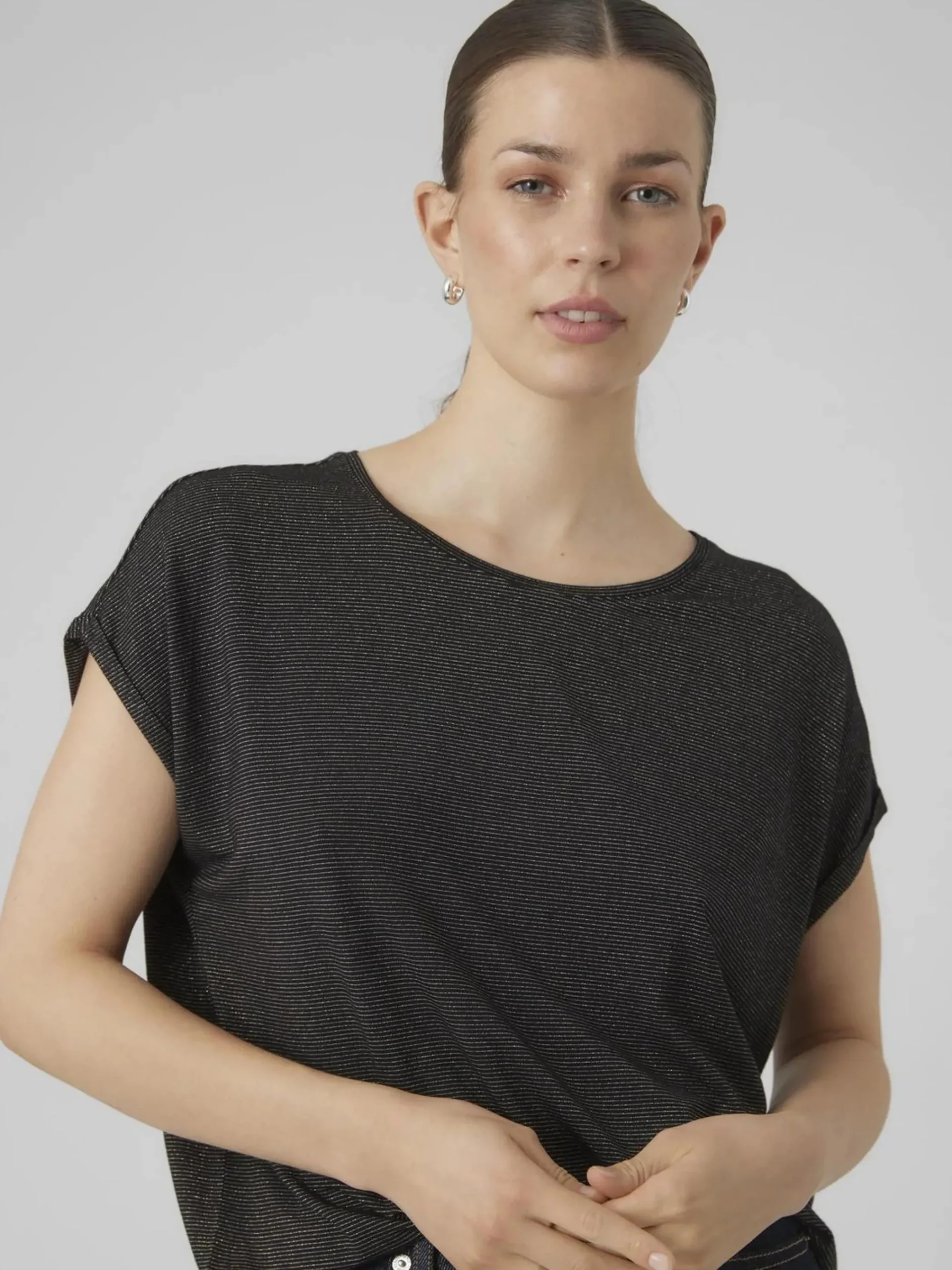 Damen Vero Moda VMLAVA PLAIN SS TOP L Shirt