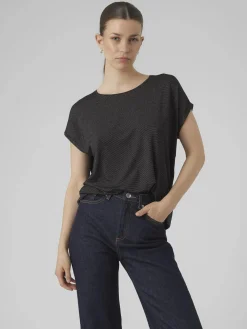Damen Vero Moda VMLAVA PLAIN SS TOP L Shirt