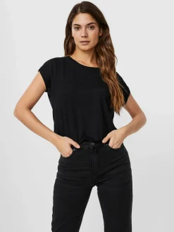 Damen Vero Moda VMLAVA PLAIN SS TOP L Shirt