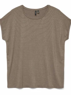 Damen Vero Moda VMLAVA PLAIN SS TOP L Shirt