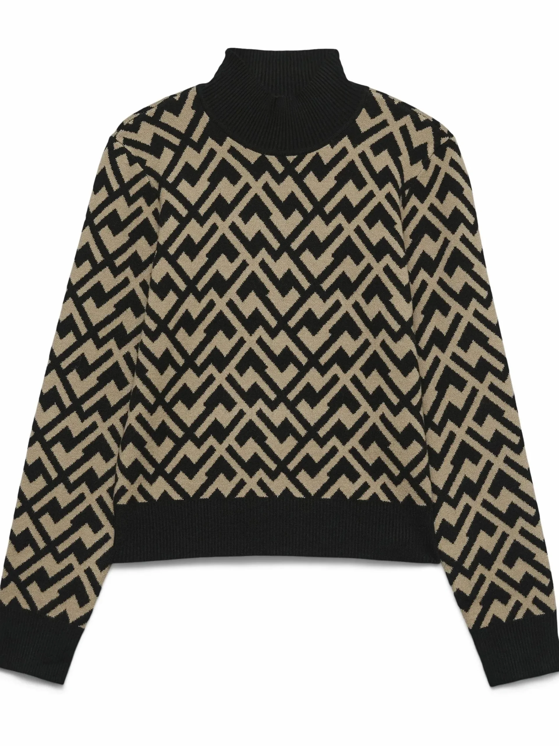 Damen Vero Moda VMARIA ART LS HIGH-NE Strickpullover