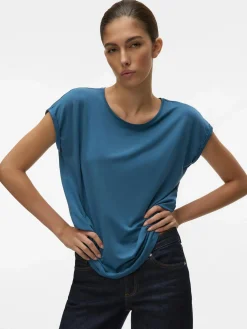 Damen Vero Moda VMAVA PLAIN SS TOP GA Shirt