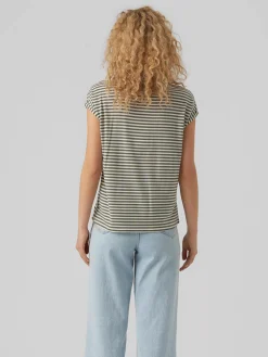 Damen Vero Moda VMAVA PLAIN SS TOP ST T-Shirt