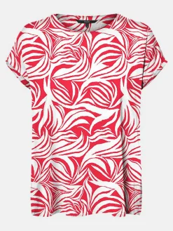 Damen Vero Moda VMAVA PLAIN SS TOP MU Shirt