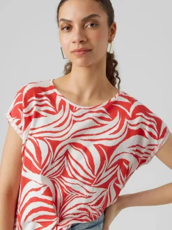 Damen Vero Moda VMAVA PLAIN SS TOP MU Shirt