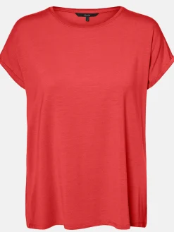 Damen Vero Moda VMAVA PLAIN SS TOP GA Shirt