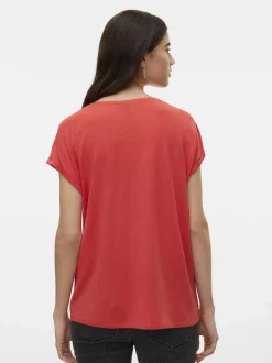 Damen Vero Moda VMAVA PLAIN SS TOP GA Shirt