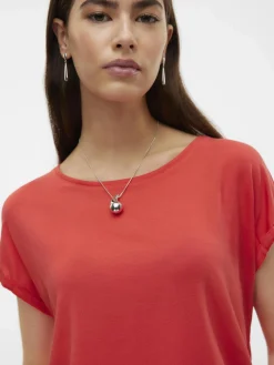 Damen Vero Moda VMAVA PLAIN SS TOP GA Shirt