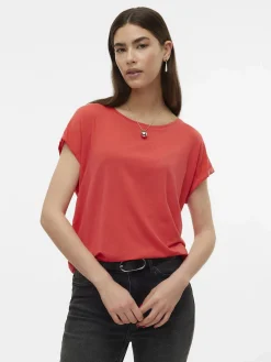 Damen Vero Moda VMAVA PLAIN SS TOP GA Shirt