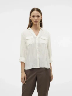 Damen Vero Moda VMBUMPY LS GLITTER Hemdbluse