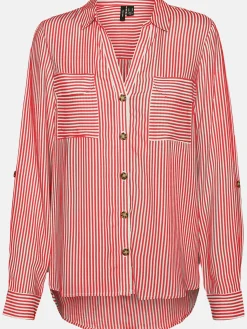 Damen Vero Moda VMBUMPY L/S SHIRT NEW Bluse