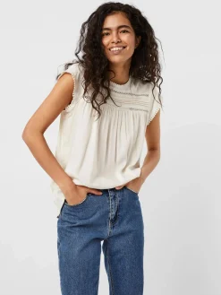 Damen Vero Moda VMDEBBIE PLEAT S/L TO Schlupfbluse