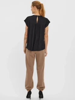 Damen Vero Moda VMDEBBIE PLEAT S/L TO Schlupfbluse