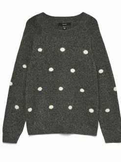 Damen Vero Moda VMDOFFY INTARSIA LS O Pullover