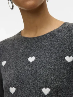 Damen Vero Moda VMDOFFY INTARSIA LS O Pullover