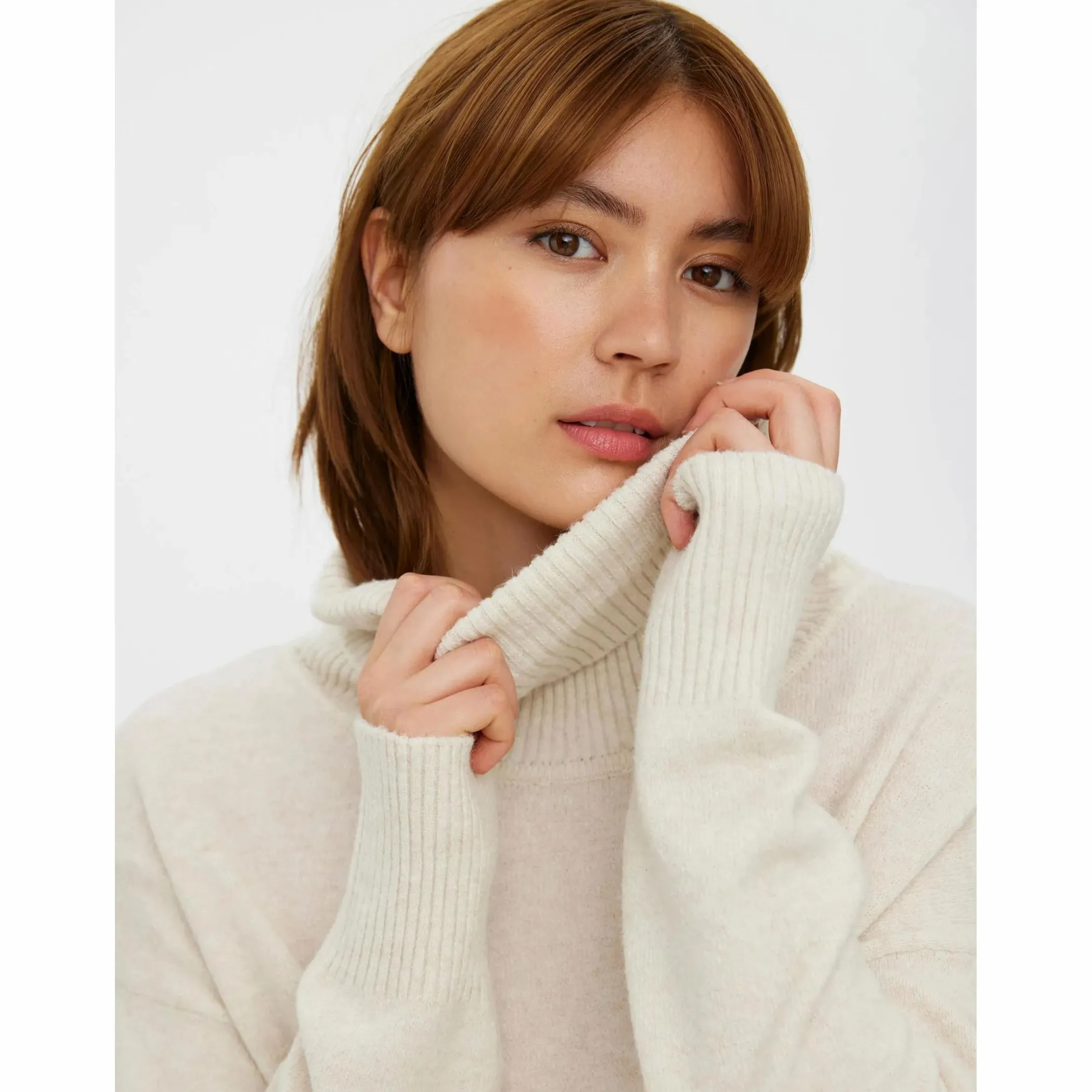 Damen Vero Moda VMDOFFY LS COWLNECK B Pullover