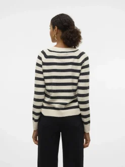 Damen Vero Moda VMDOFFY LS O-NECK BLO Pullover