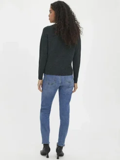 Damen Vero Moda VMDOFFY LS O-NECK BLO Pullover