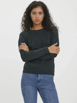 Damen Vero Moda VMDOFFY LS O-NECK BLO Pullover