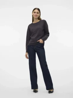 Damen Vero Moda VMDOFFY LS O-NECK BLO Pullover