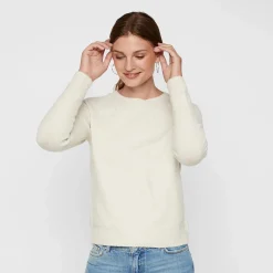 Damen Vero Moda VMDOFFY LS O-NECK BLO Pullover
