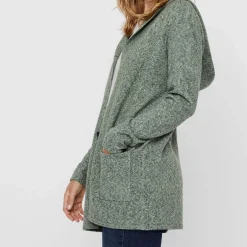 Damen Vero Moda VMDOFFY LS OPEN HOOD Longcardigan