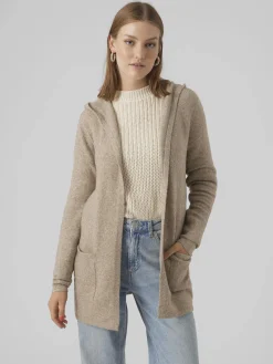 Damen Vero Moda VMDOFFY LS OPEN HOOD Longcardigan