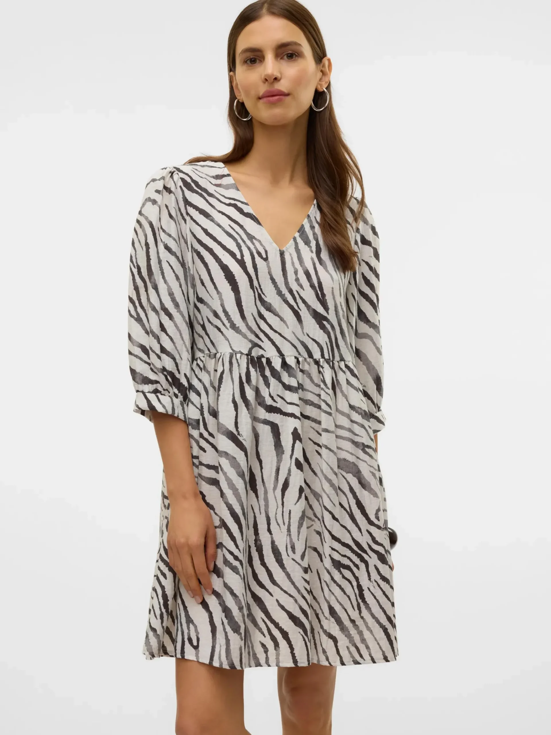 Damen Vero Moda VMDORA DESY 3/4 V-N S Kleid