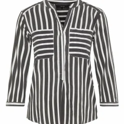 Damen Vero Moda VMERIKA STRIPE 3/4 SH Bluse mit 3/4 Arm