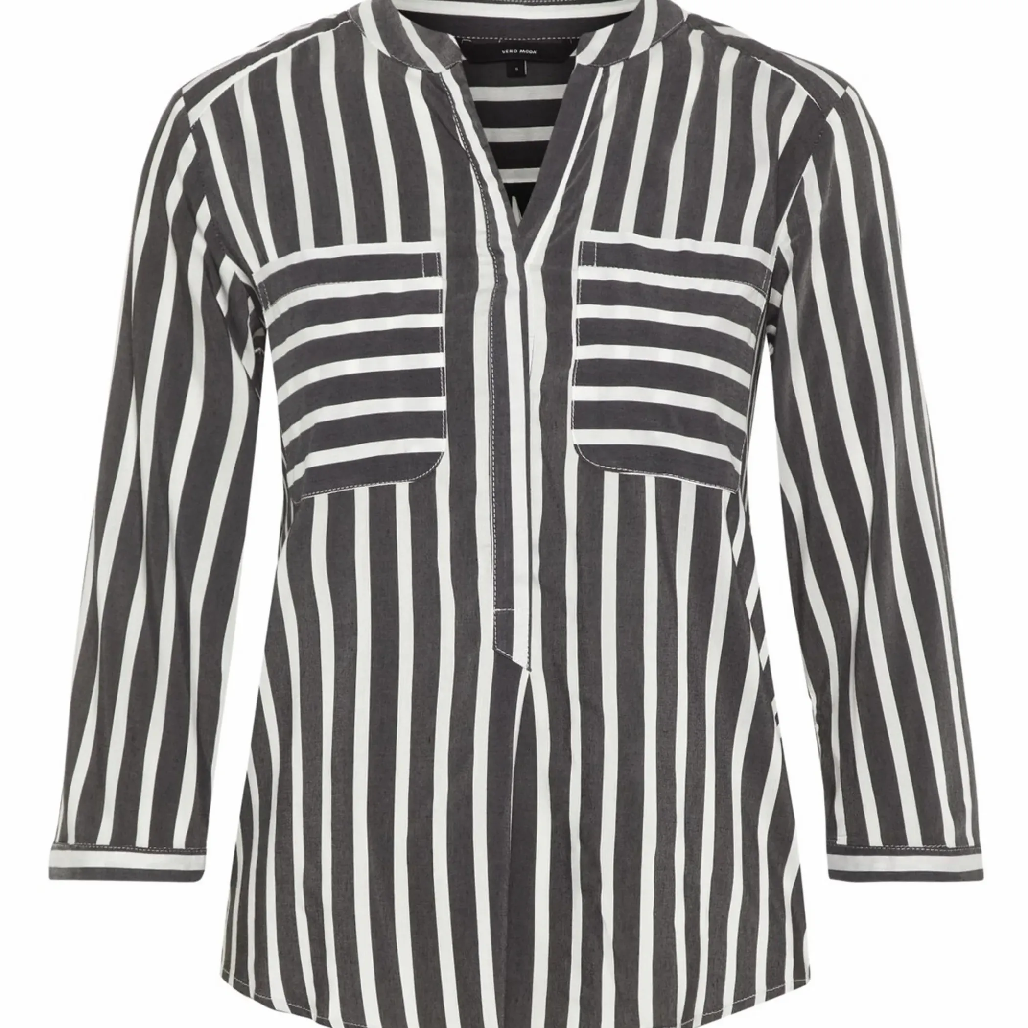 Damen Vero Moda VMERIKA STRIPE 3/4 SH Bluse mit 3/4 Arm