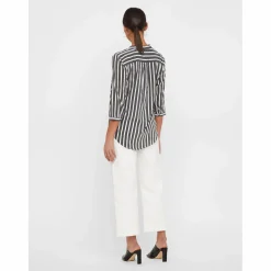 Damen Vero Moda VMERIKA STRIPE 3/4 SH Bluse mit 3/4 Arm