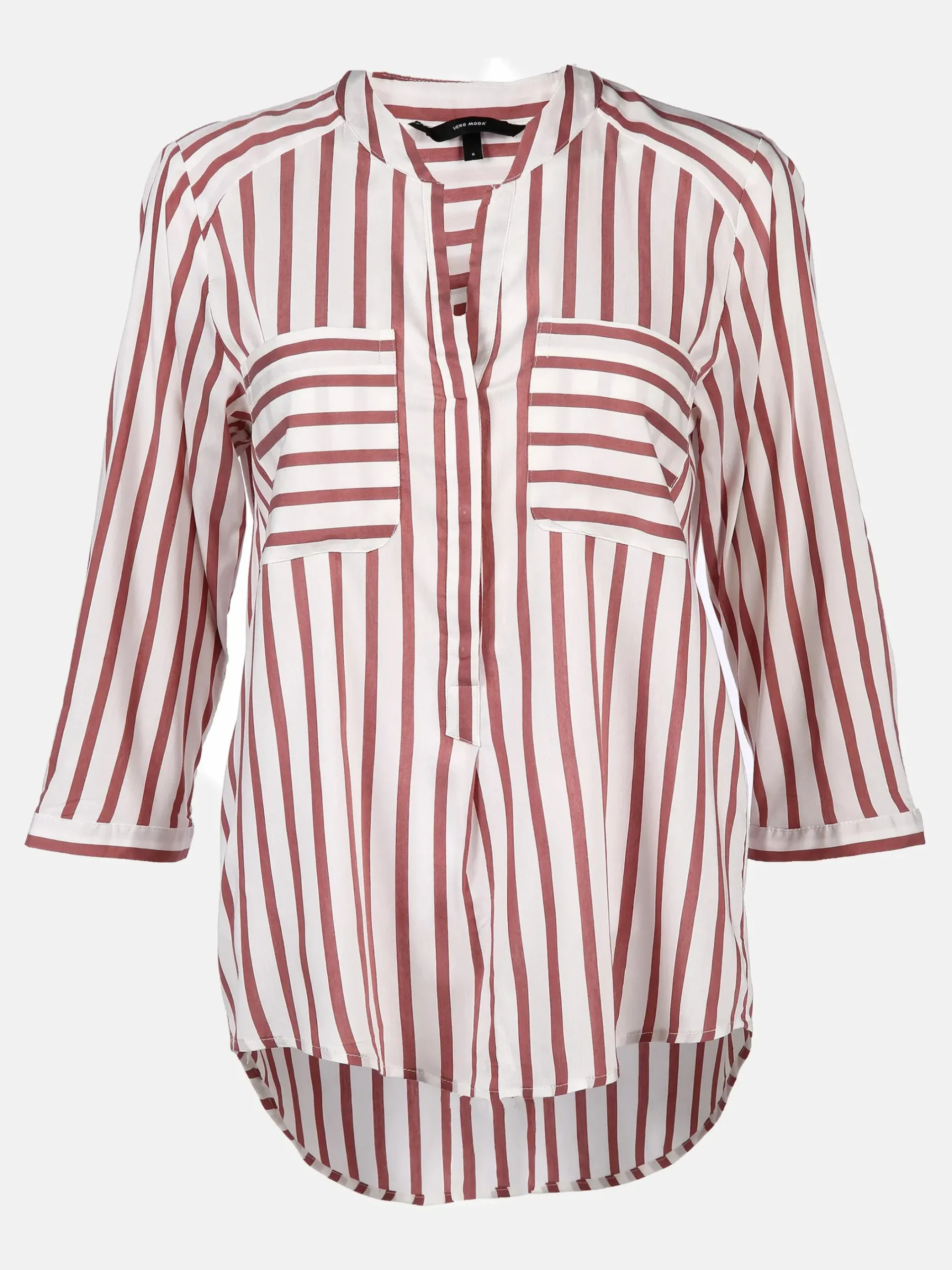 Damen Vero Moda VMERIKA STRIPE 3/4 SH Bluse mit 3/4 Arm