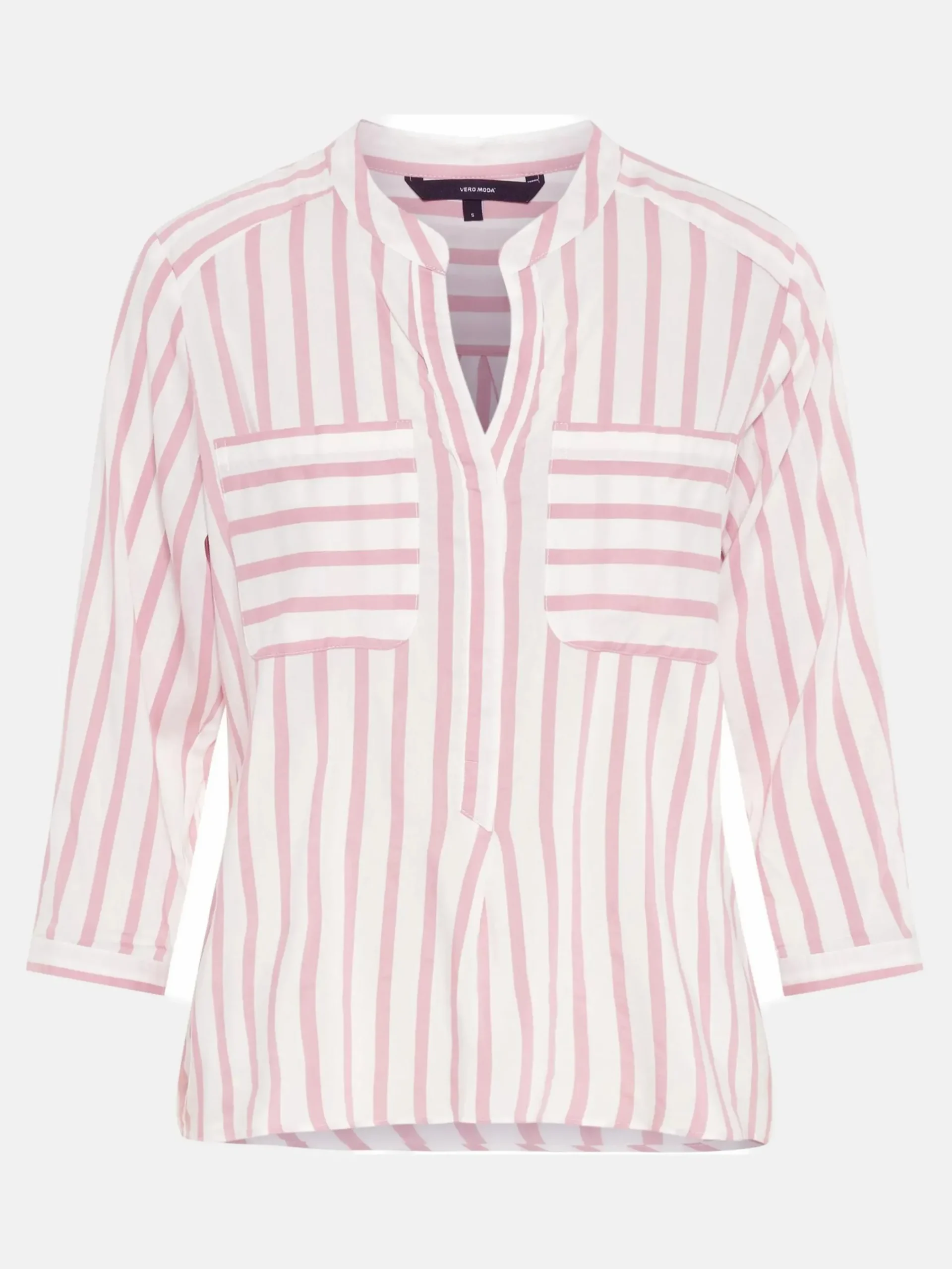 Damen Vero Moda VMERIKA STRIPE 3/4 SH Bluse mit 3/4 Arm