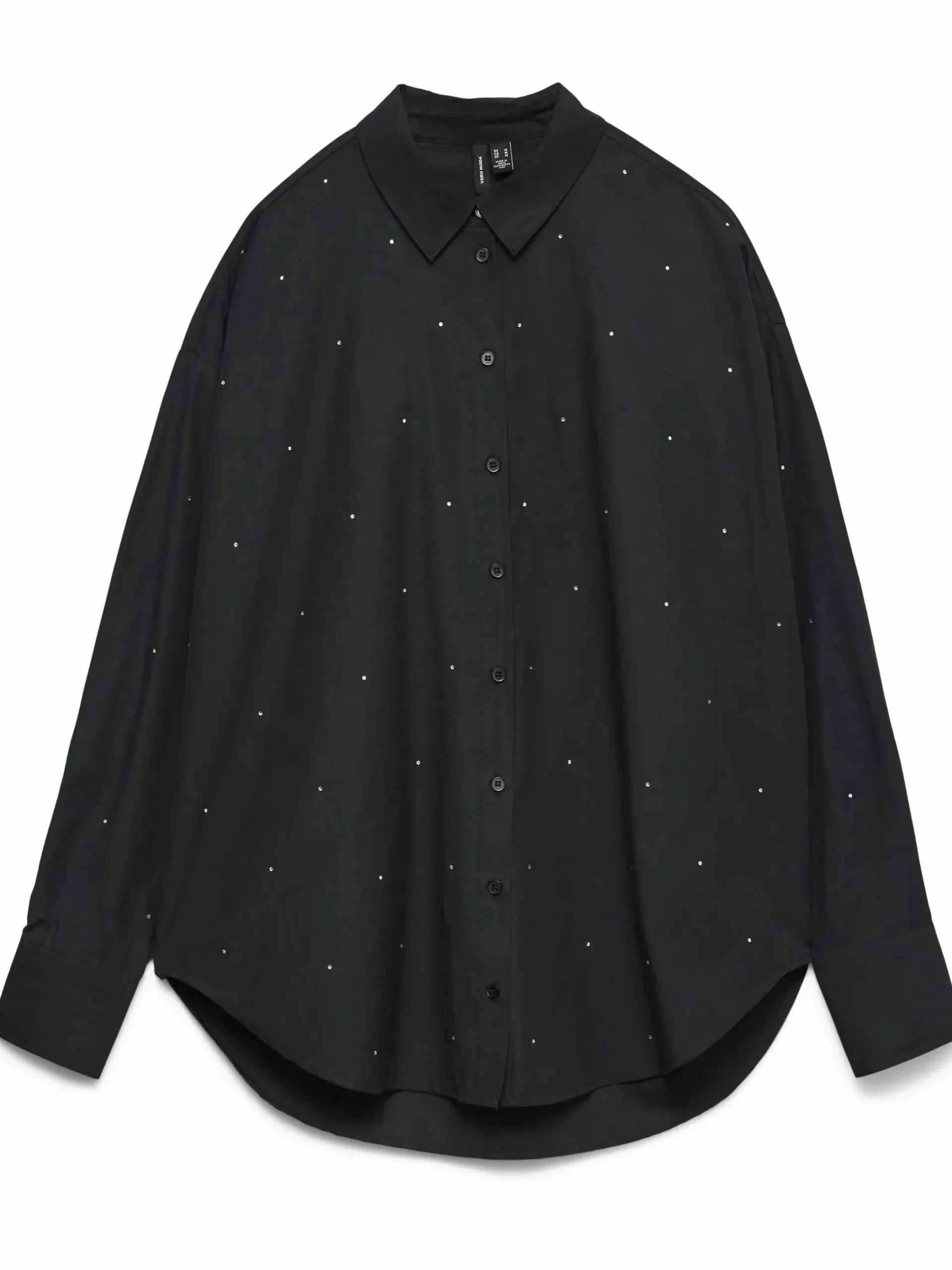 Damen Vero Moda VMFANNI RHINESTONE LS Hemdbluse