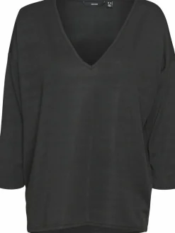 Damen Vero Moda VMKANVA 3/4 GLITTER V Pullover mit Glitter