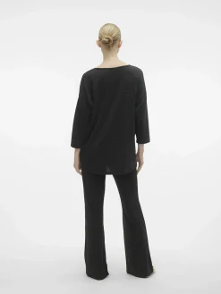 Damen Vero Moda VMKANVA 3/4 GLITTER V Pullover mit Glitter