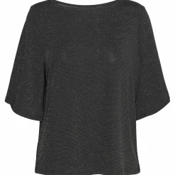 Damen Vero Moda VMKANVA 2/4 TOP JRS Glitzershirt