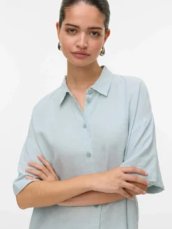 Damen Vero Moda VMLINN 2/4 SHORT SHIR Bluse