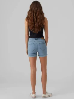 Damen Vero Moda VMLUNA MR FOLD SHORTS
