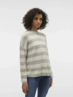Damen Vero Moda VMNATAHLIE LS O-NECK Strickpullover