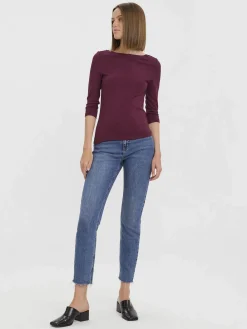 Damen Vero Moda VMPANDA MODAL 3/4 TOP Shirt