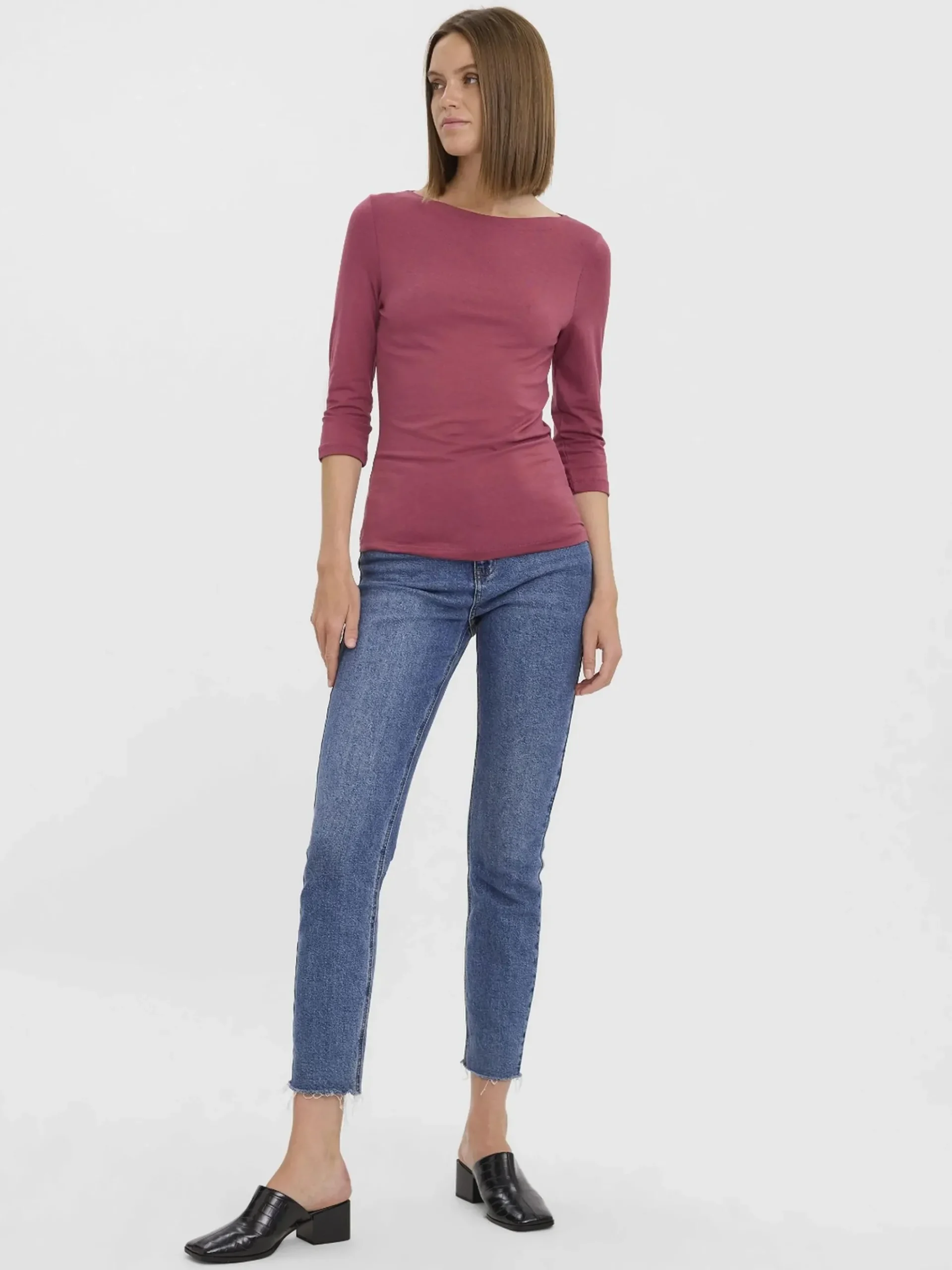 Damen Vero Moda VMPANDA MODAL 3/4 TOP Shirt