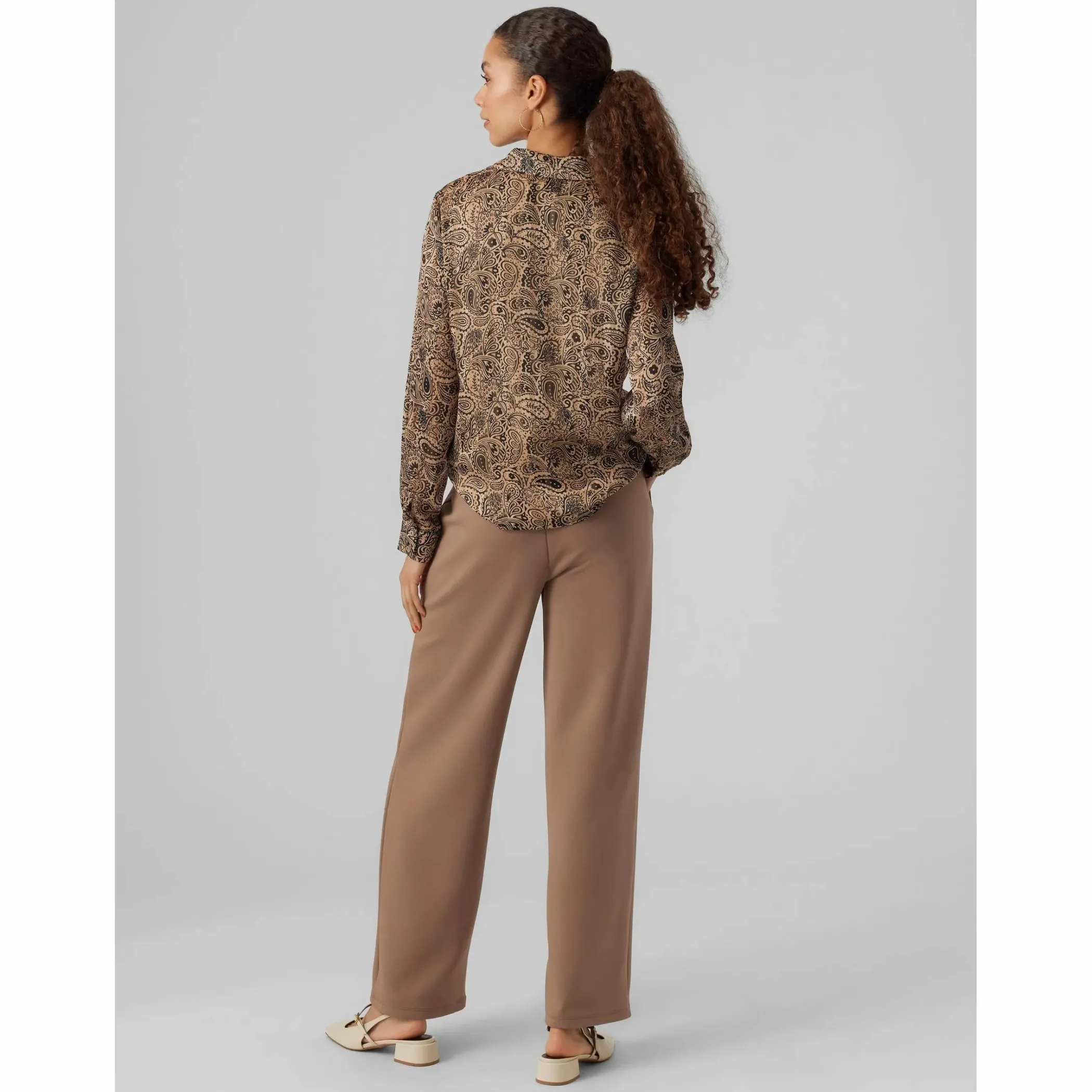 Damen Vero Moda VMPANNA HW WIDE PANT Hose